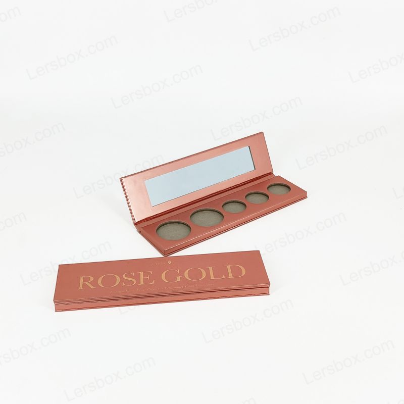 Anpassningsbara magnetiska ögonskuggpalett högkvalitativ ögonmakeup med mörk hudton PS Mirror Pigments Empty Beauty Pans Palette 004