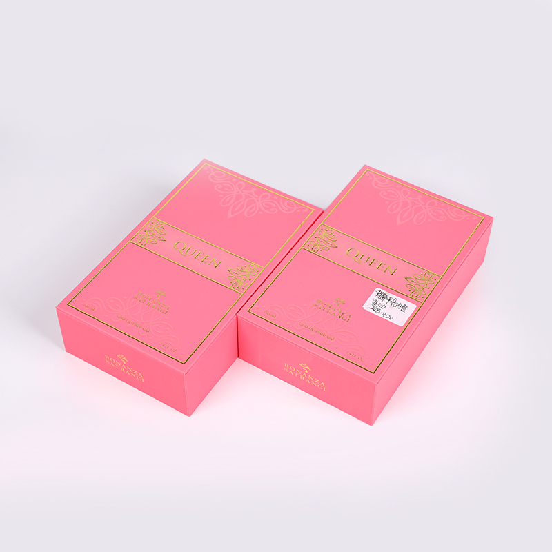 Pure Desert parfymbox med guld varm stämpling Pure Desert parfymbox med guld varm stämpling