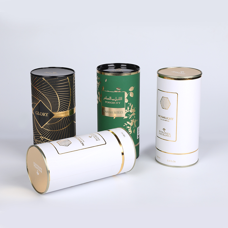 Rent cylinderpapper kan med 6 mm grå bräde